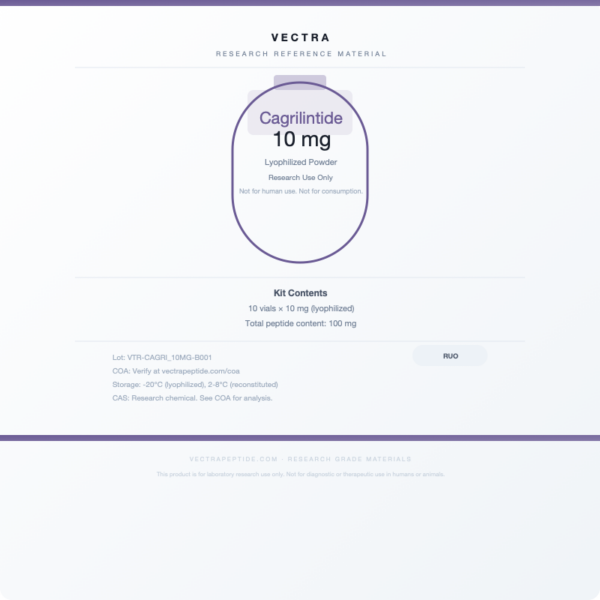 Cagrilintide 10 mg Research Reference - Draft