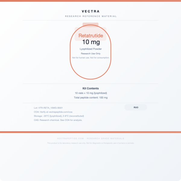 Retatrutide 10 mg Research Reference - Draft