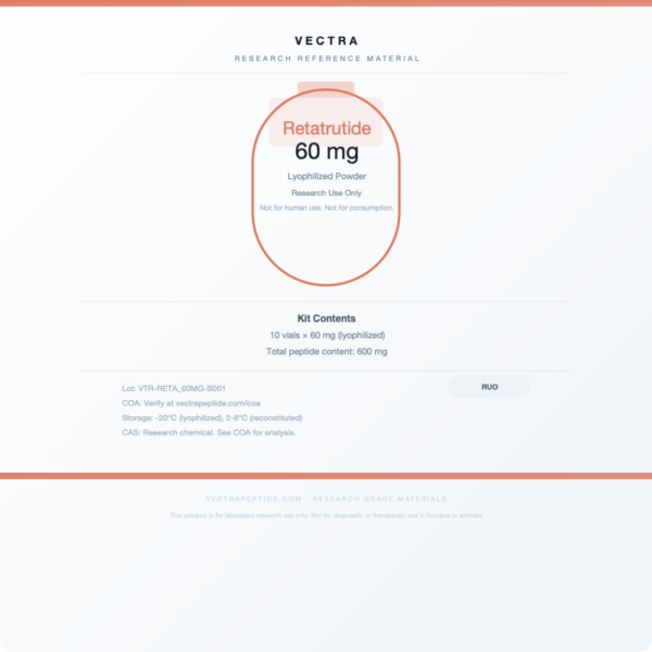 Retatrutide 60 mg Research Reference - Draft