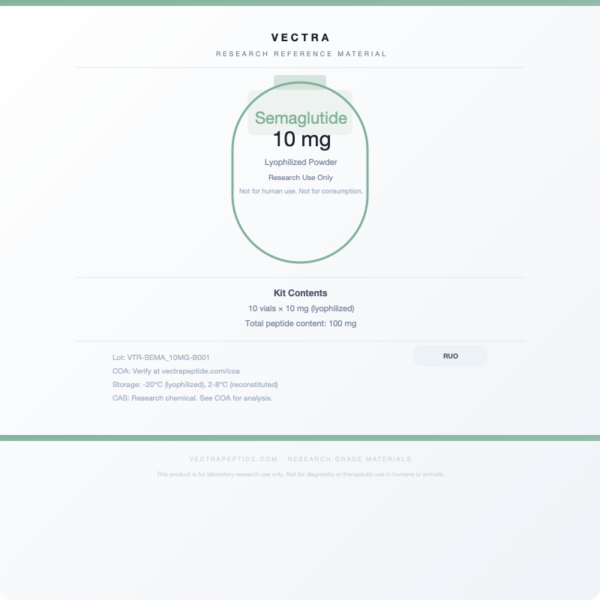 Semaglutide 10 mg Research Reference - Draft
