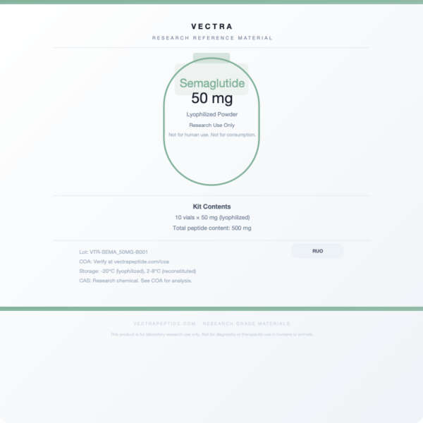 Semaglutide 50 mg Research Reference - Draft