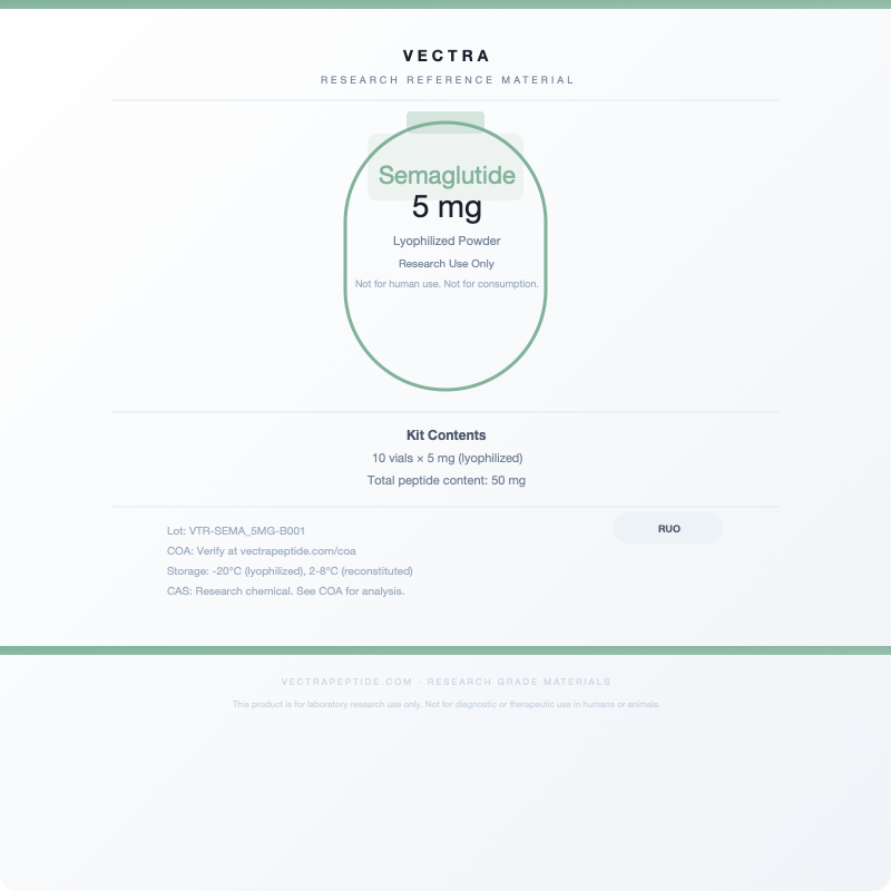 Semaglutide 5 mg Research Reference - Draft - Image 1
