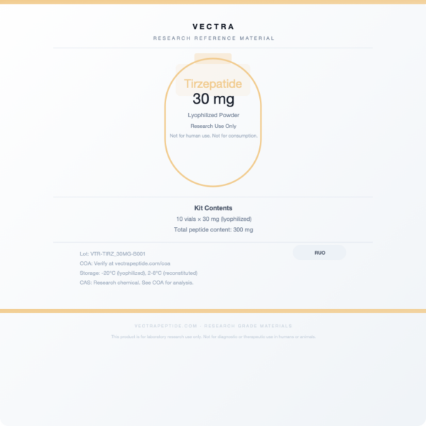 Tirzepatide 30 mg Research Reference - Draft